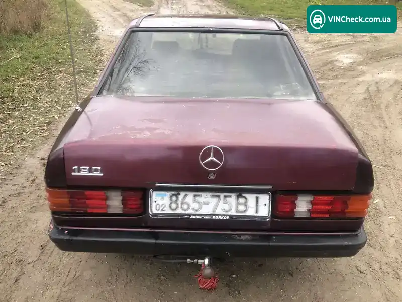 Mercedes-Benz 190 1983, фото з оголошення 2 з 19, VIN WDB20102210002219