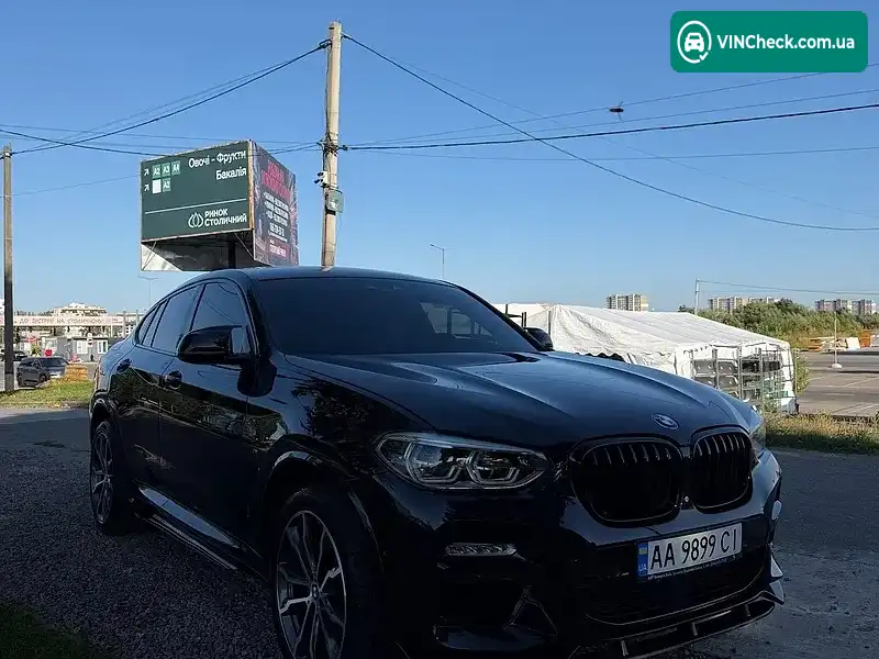 BMW X4 2019, фото з оголошення 2 з 16, VIN WBAVJ510X0LP64223