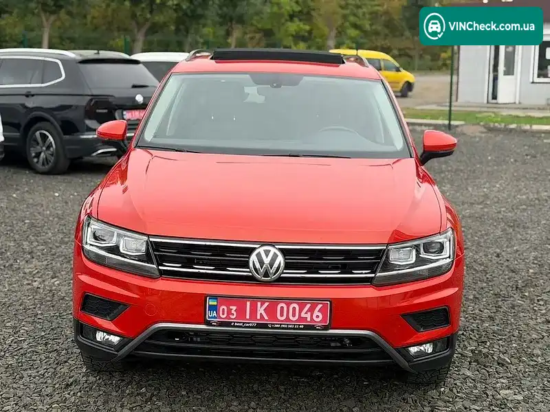 Volkswagen Tiguan 2017, фото з оголошення 2 з 20, VIN 3VV2B7AXXJM042800