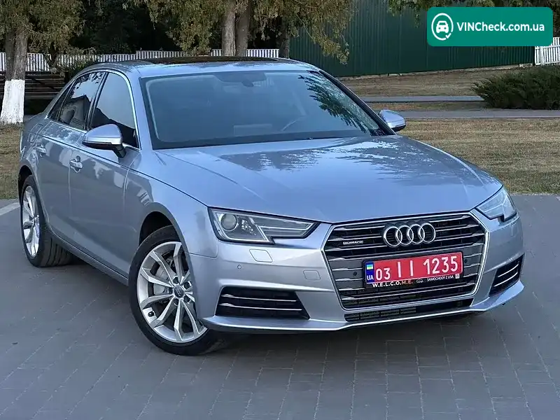 Audi A4 2016, фото з оголошення 2 з 20, VIN WAUBNAF43HN004596