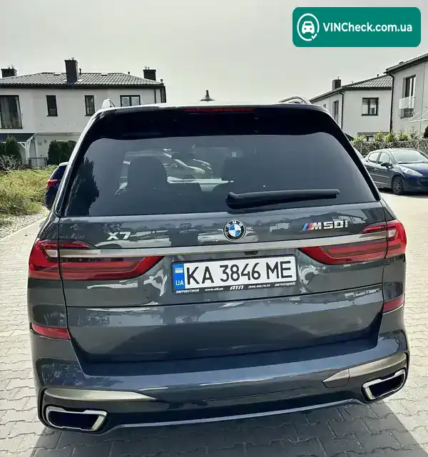 BMW X7 2022, фото з оголошення 2 з 12, VIN 5UXCX6C09N9M87871