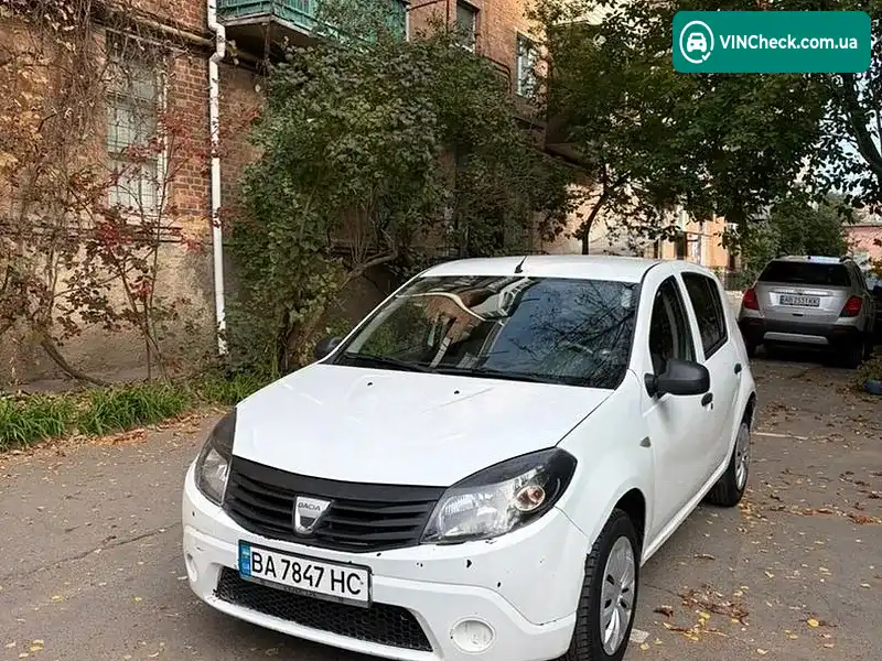 Dacia Sandero 2009, фото з оголошення 1 з 11, VIN UU1BSDBNH41884542