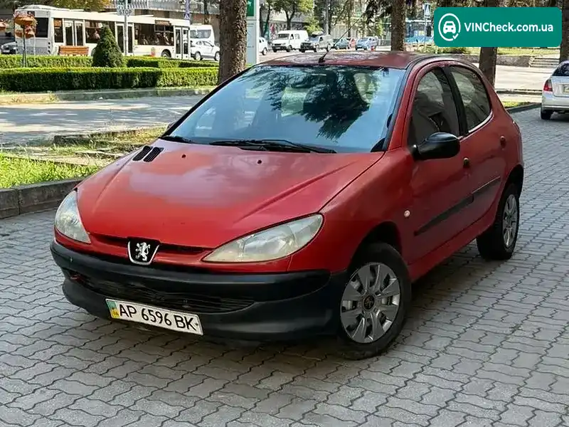 Peugeot 206 2000, фото з оголошення 1 з 11, VIN VF32AHFZE40831350