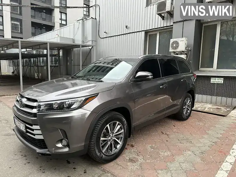 Toyota Highlander 2019, фото з оголошення 1 з 12, VIN 5TDJZRFH5KS598047
