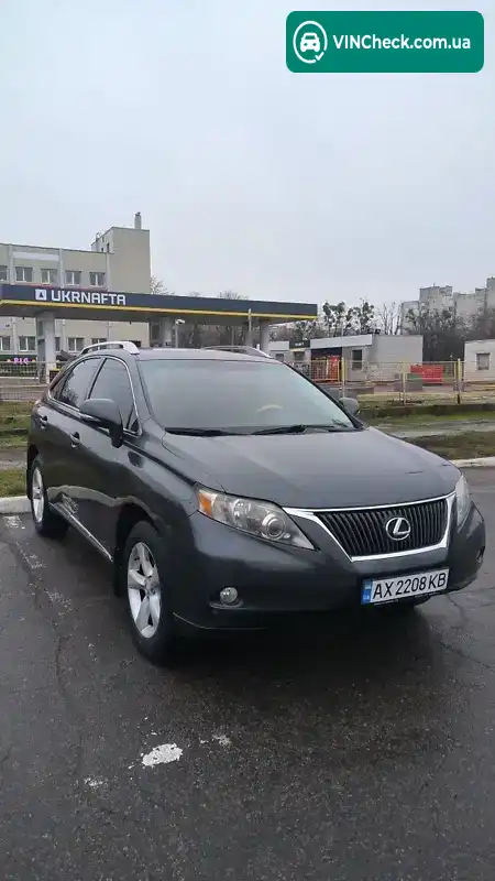 Lexus RX 2010, фото з оголошення 1 з 12, VIN 2T2BK1BA4AC065273