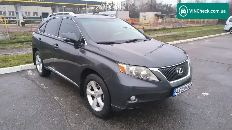 Lexus RX 2010, фото з оголошення 2 з 12, VIN 2T2BK1BA4AC065273