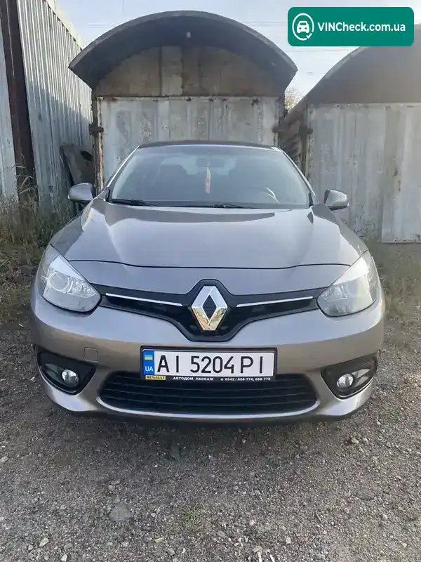 Renault Fluence 2013, фото з оголошення 2 з 8, VIN VF1LZBR0548504071