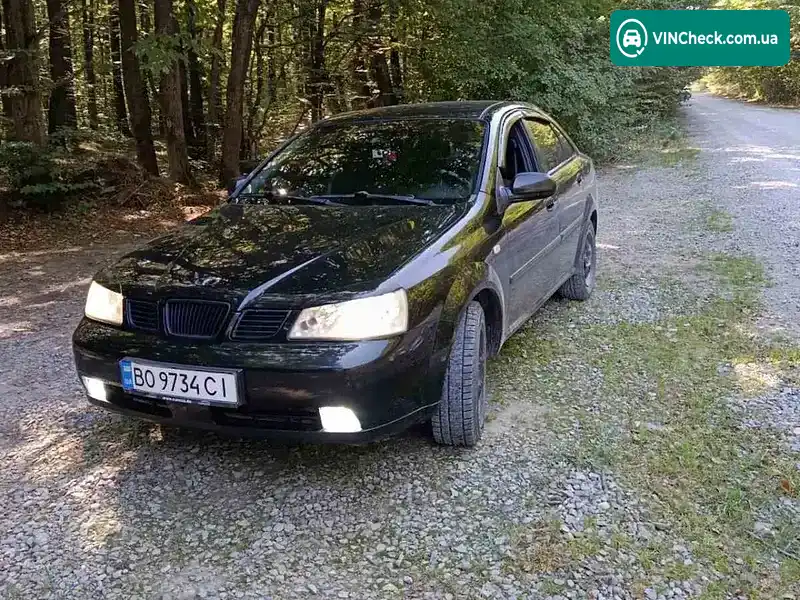 Daewoo Nubira 2003, фото з оголошення, VIN KLANF19314K926080