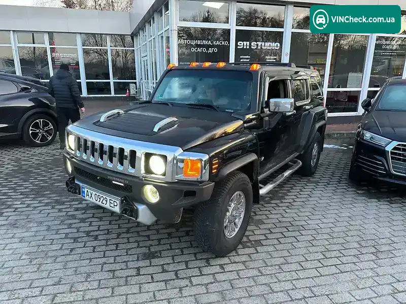 Hummer H3 2007, фото з оголошення, VIN 5GTEN13E288143560