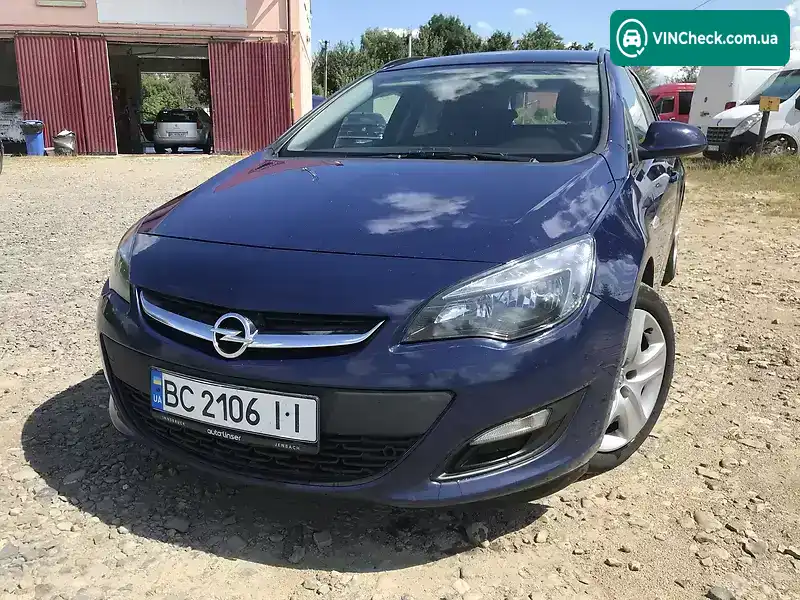 Opel Astra 2013, фото з оголошення 1 з 15, VIN W0LPD8EW1D8052371