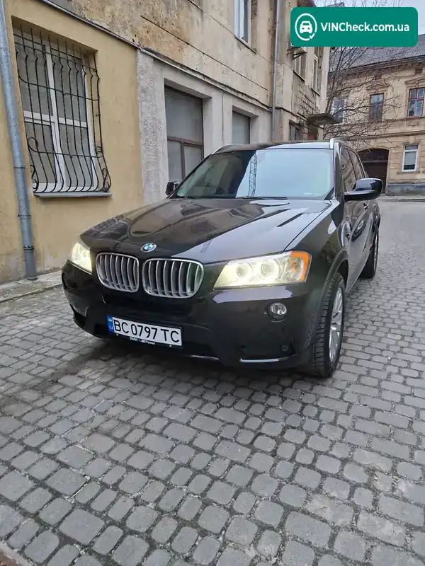 BMW X3 2012, фото з оголошення 2 з 20, VIN 5UXWX7C51CL976134