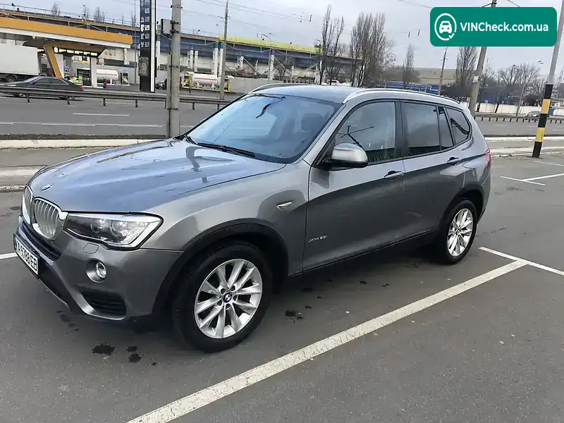 BMW X3 2014, фото з оголошення 2 з 20, VIN 5UXWX9C52F0D57837
