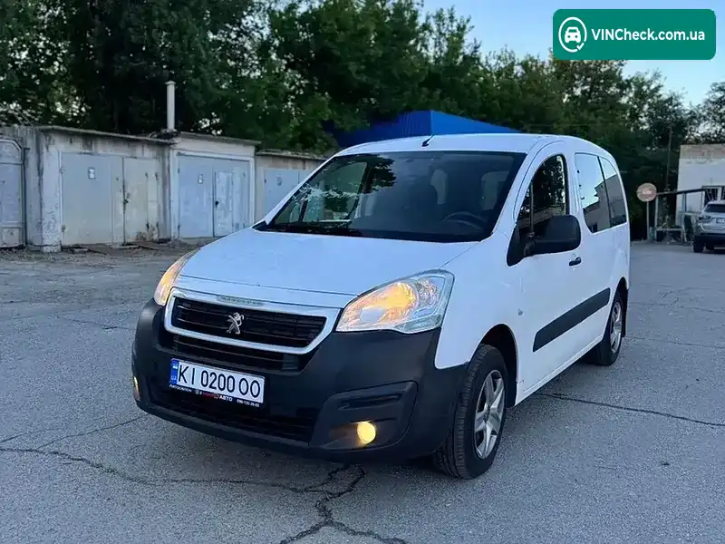 Peugeot Partner 2017, фото з оголошення 1 з 10, VIN VF37J9HN0HJ612620