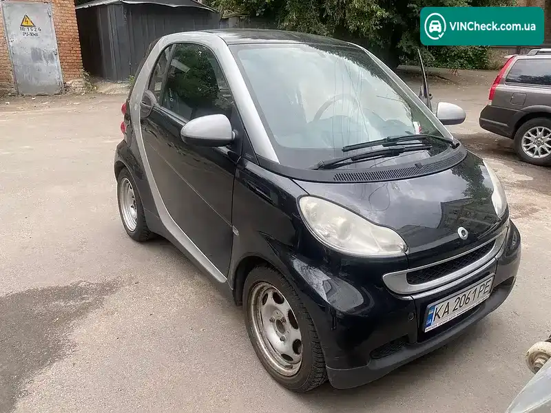 Smart Fortwo 2009, фото з оголошення 2 з 9, VIN WME4513801K278072