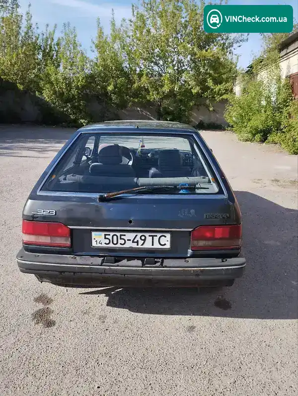 Mazda 323 1987, фото з оголошення 2 з 16, VIN JMZBF136200284786