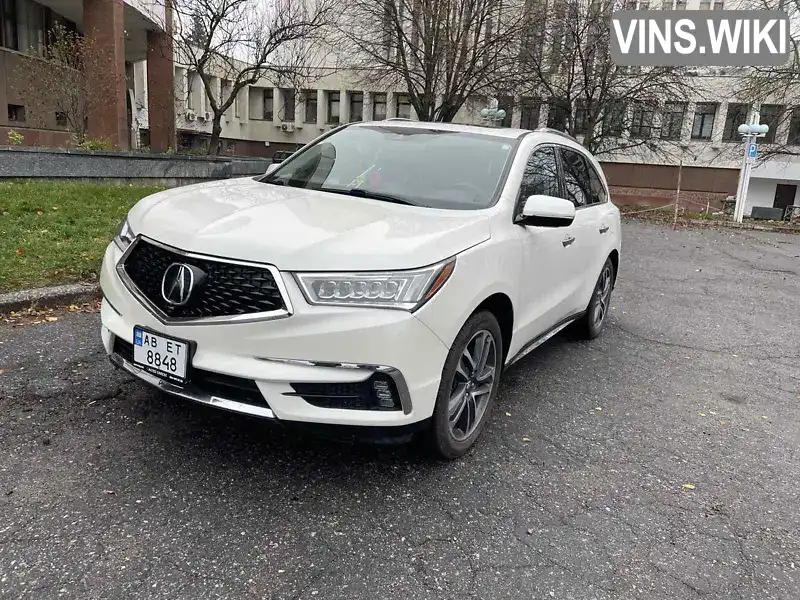 Acura MDX 2017, фото з оголошення 2 з 12, VIN 5FRYD4H86HB035050