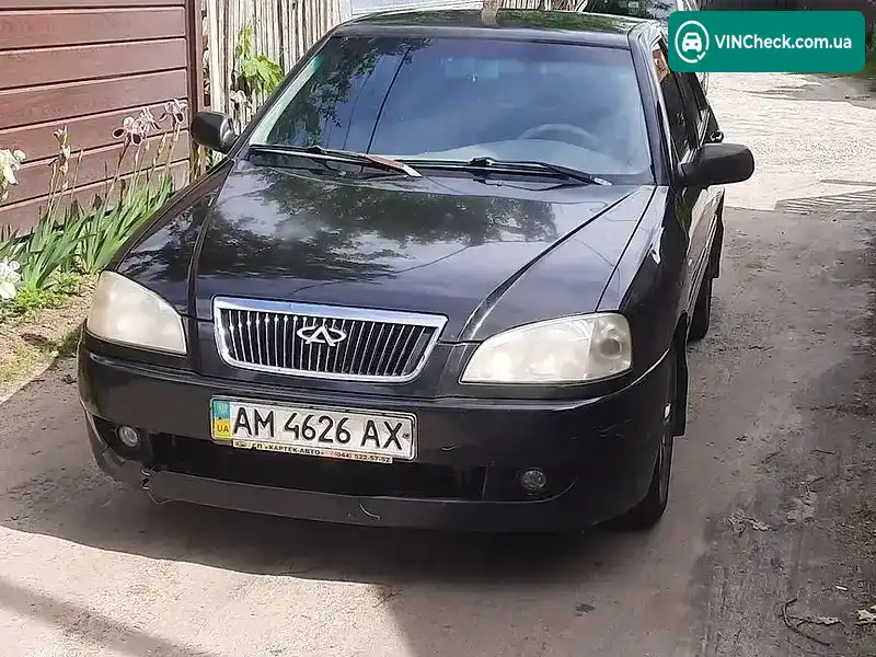 Chery Amulet 2007, фото з оголошення 1 з 18, VIN LVVDA11B77D106779
