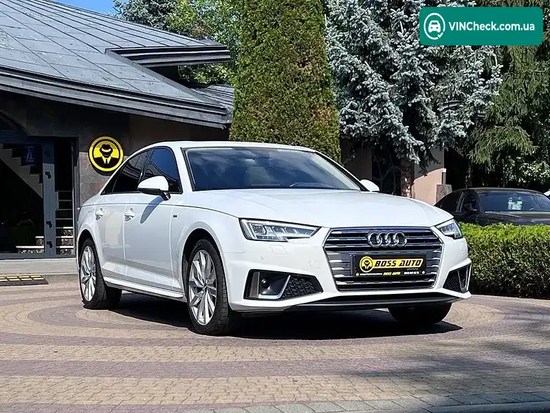 Audi A4 2018, фото з оголошення 1 з 20, VIN WAUKMAF47JN016016