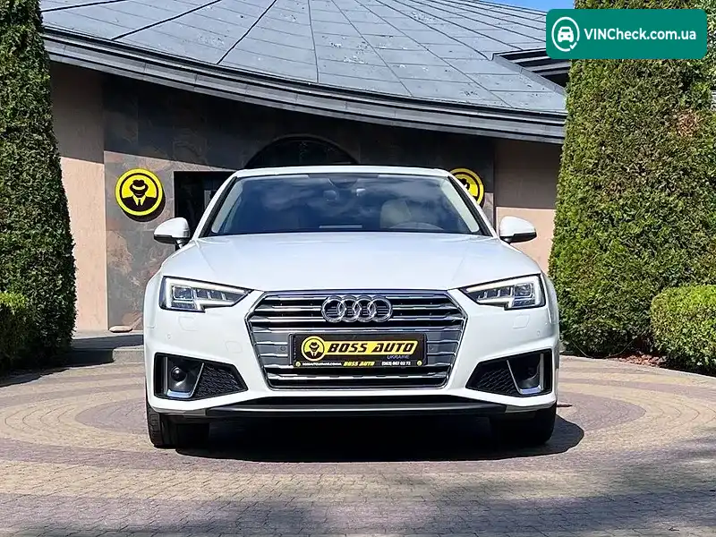 Audi A4 2018, фото з оголошення 2 з 20, VIN WAUKMAF47JN016016