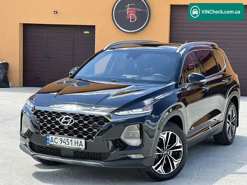 Hyundai Santa FE 2019, фото з оголошення 1 з 20, VIN 5NMS53AAXKH107854