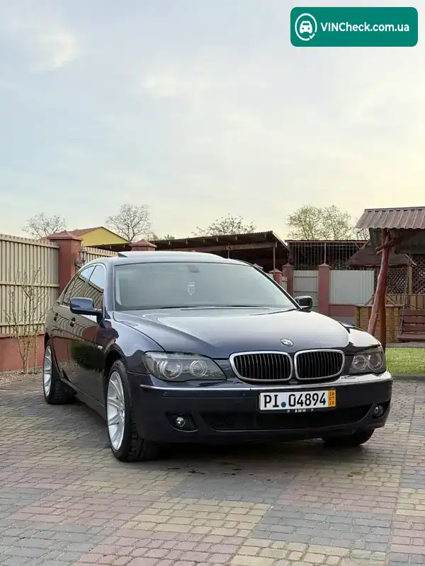 BMW 7 Series 2005, фото з оголошення 2 з 20, VIN WBAHM21090DS66379