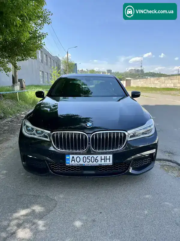 BMW 7 Series 2018, фото з оголошення 1 з 20, VIN WBA7C61050B383832