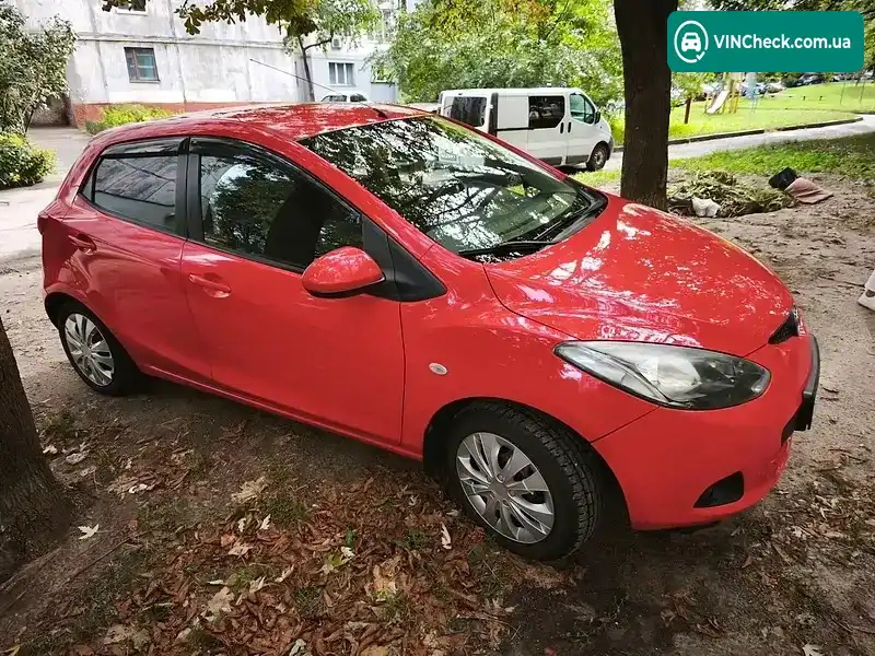 Mazda 2 2009, фото з оголошення 2 з 10, VIN JMZDE145500212999