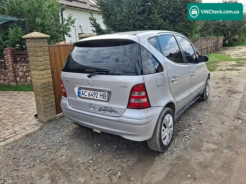 Mercedes-Benz A-Class 2001, фото з оголошення 2 з 8, VIN WDB1680091J632607
