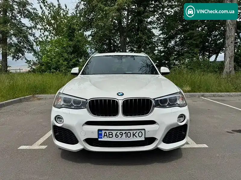 BMW X3 2014, фото з оголошення 1 з 19, VIN 5UXWX7C59F0K33985