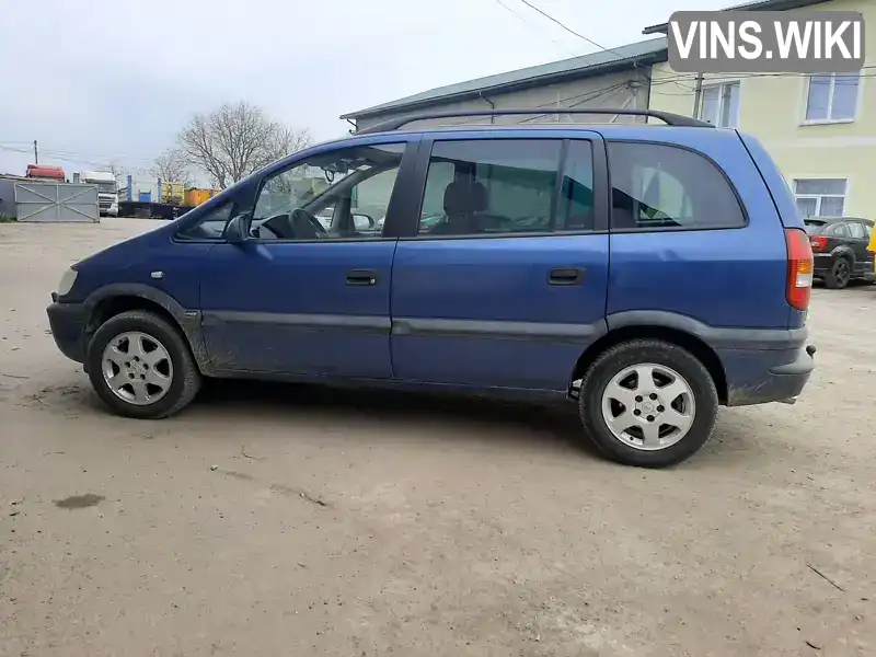 Opel Zafira 2002, фото з оголошення 1 з 21, VIN W0L0TGF7522129493