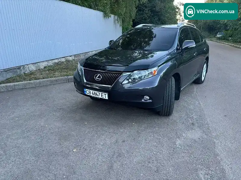 Lexus RX 2010, фото з оголошення 1 з 20, VIN 2T2BK1BAXAC058487