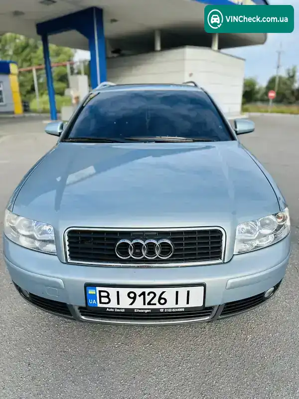 Audi A4 2002, фото з оголошення 1 з 10, VIN WAUZZZ8E92A264555