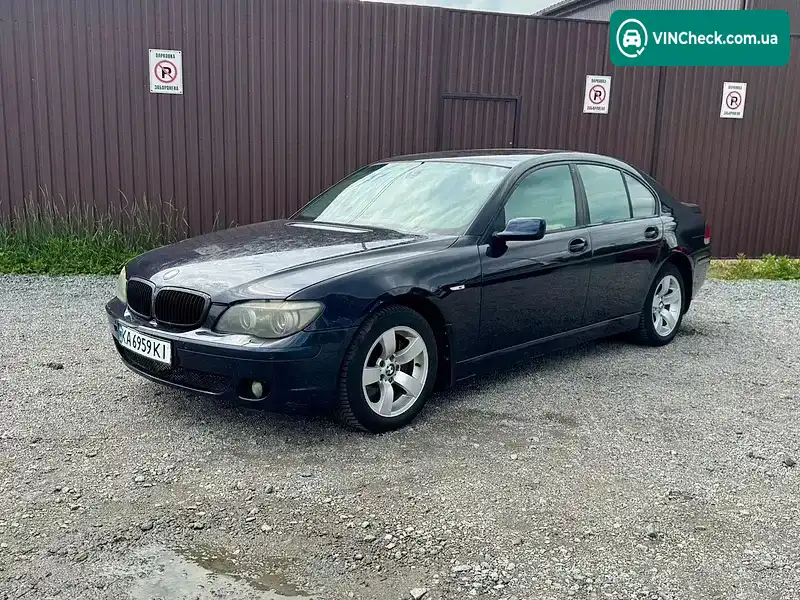 BMW 7 Series 2005, фото з оголошення 1 з 12, VIN WBAHL61090DN91804