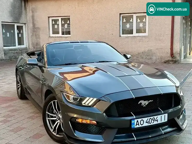 Ford Mustang 2017, фото з оголошення 1 з 15, VIN 1FATP8UHXH5287634