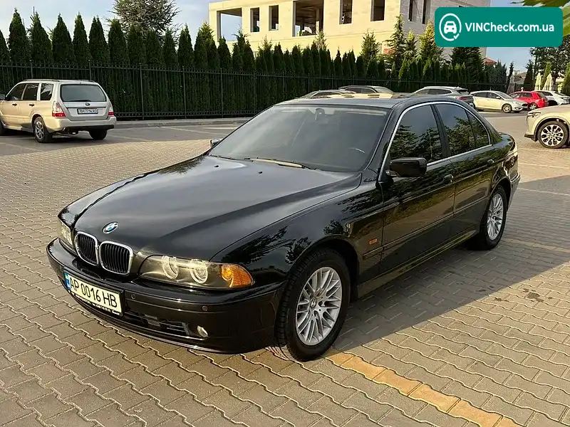 BMW 5 Series 2003, фото з оголошення 1 з 20, VIN WBADT11030GY59245
