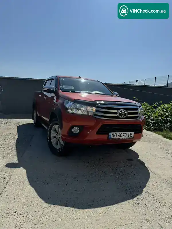 Toyota Hilux 2016, фото з оголошення 1 з 17, VIN MR0HA3CD100702457