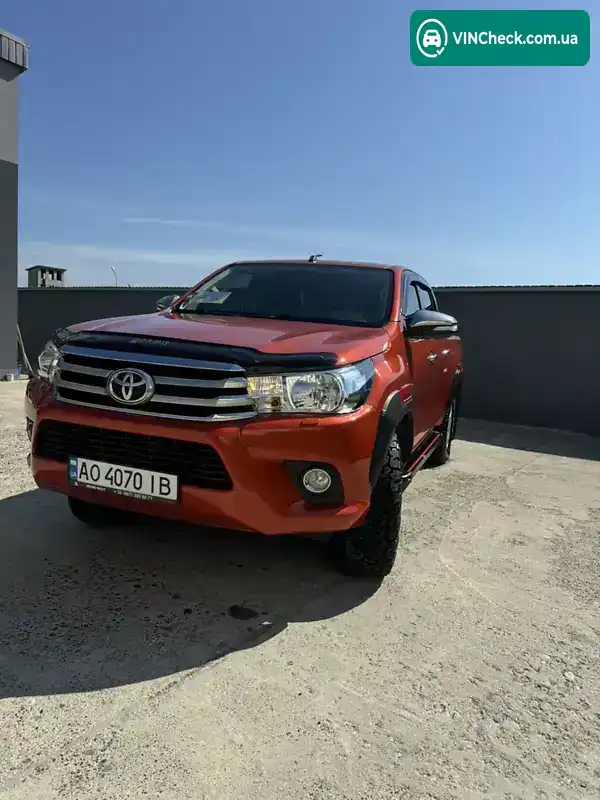 Toyota Hilux 2016, фото з оголошення 2 з 17, VIN MR0HA3CD100702457