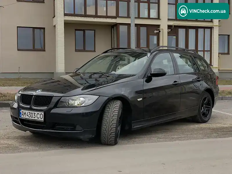BMW 3 Series 2007, фото з оголошення 1 з 20, VIN WBAVU31030KZ22175