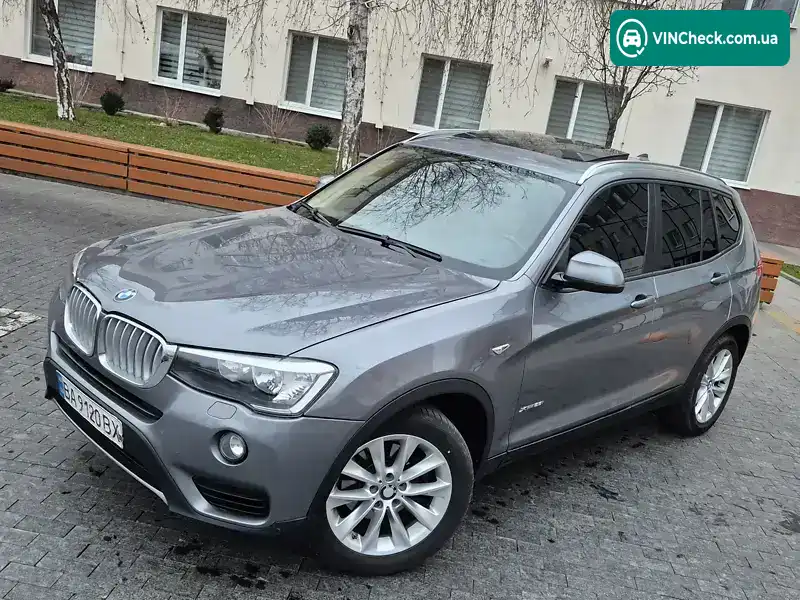 BMW X3 2014, фото з оголошення 2 з 21, VIN 5UXWX9C52F0D54355