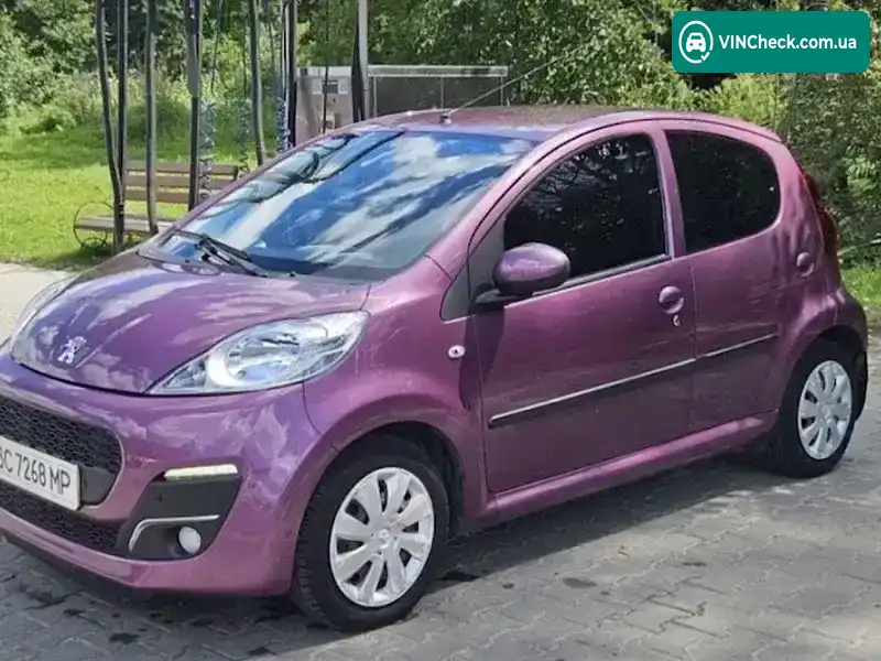 Peugeot 107 2014, фото з оголошення 1 з 5, VIN VF3PNCFB0DR105178