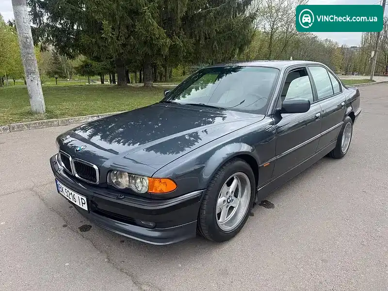 BMW 7 Series 2001, фото з оголошення 2 з 21, VIN WBAGE61090DN43063