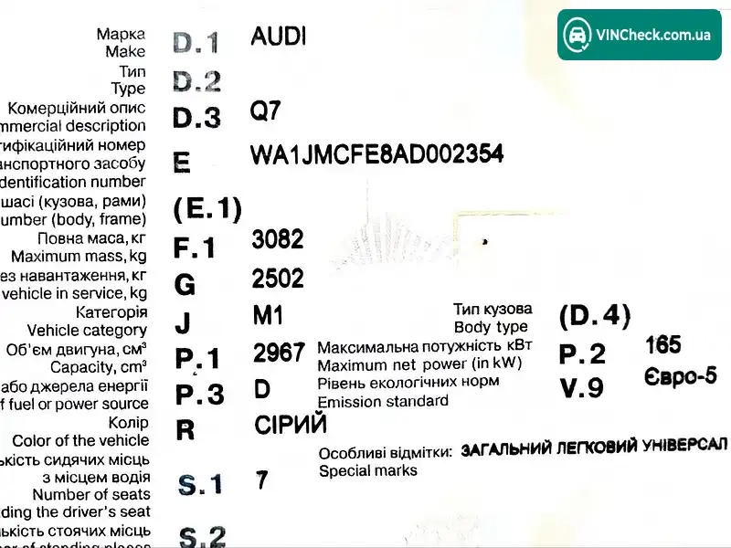 Audi Q7 2010, фото з оголошення 2 з 20, VIN WA1JMCFE8AD002354