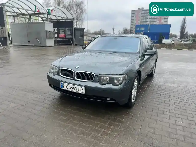 BMW 7 Series 2003, фото з оголошення 2 з 21, VIN WBAGL41080DL95076