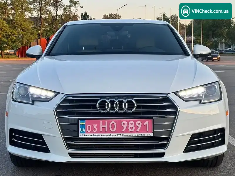 Audi A4 2017, фото з оголошення 2 з 20, VIN WAUGNAF41HN061238