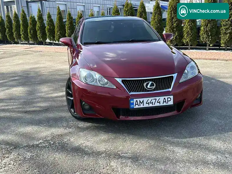 Lexus IS 2012, фото з оголошення 2 з 20, VIN JTHCF5C28C5055890