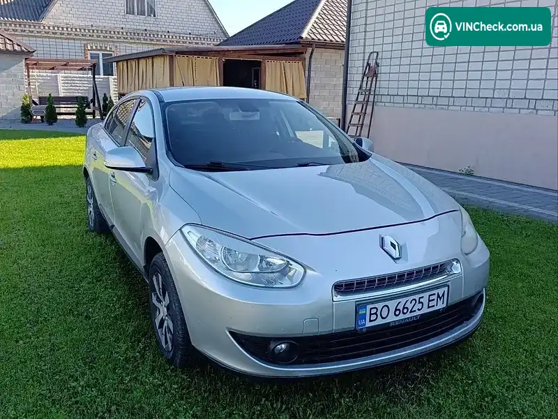 Renault Fluence 2010, фото з оголошення 1 з 20, VIN VF1LZBR0543360049