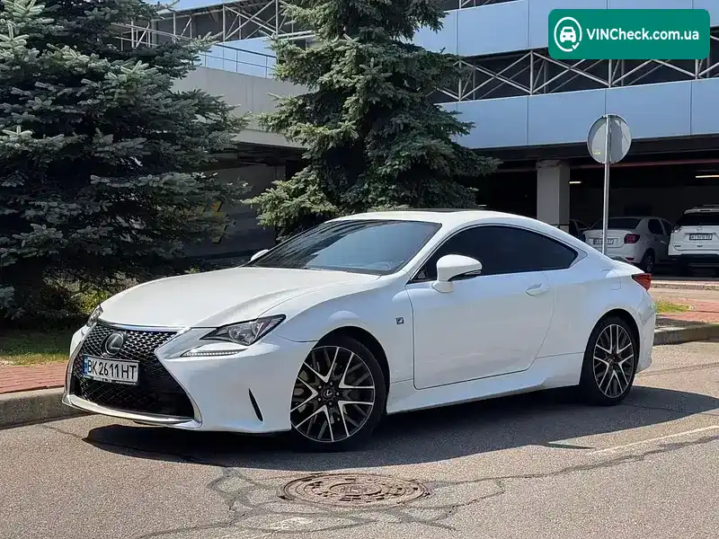 Lexus RC 2017, фото з оголошення 1 з 12, VIN JTHHA5BC8H5006470