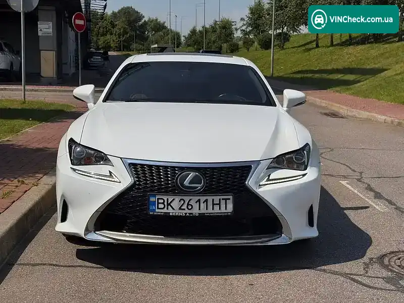 Lexus RC 2017, фото з оголошення 2 з 12, VIN JTHHA5BC8H5006470