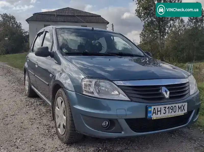 Renault Logan 2009, фото з оголошення 1 з 8, VIN VF1LSRAAH42512518
