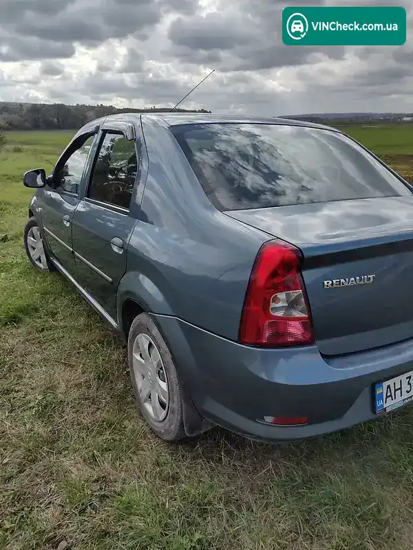 Renault Logan 2009, фото з оголошення 2 з 8, VIN VF1LSRAAH42512518